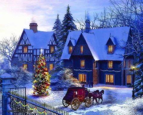 北欧のクリスマス風景